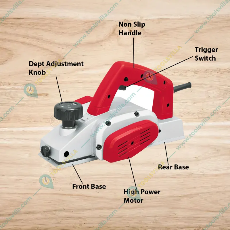 Agni 82 mm 750 Watt Metal Body Woodworking Electric Planer, 16000 RPM (A1506)